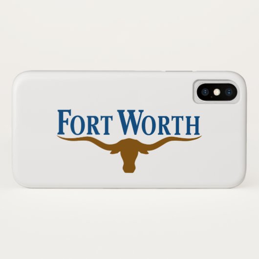 De vlag van de stad Fort Worth (Texas) Case-Mate iPhone Case (Achterkant (horizontaal))
