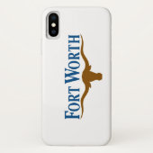 De vlag van de stad Fort Worth (Texas) Case-Mate iPhone Case (Achterkant)