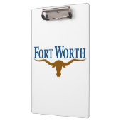 De vlag van de stad Fort Worth (Texas) Klembord (Links)