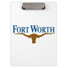 De vlag van de stad Fort Worth (Texas) Klembord