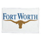 De vlag van de stad Fort Worth (Texas) Kussensloop (Achterkant)