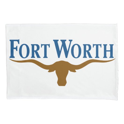 De vlag van de stad Fort Worth (Texas) Kussensloop (Voorkant)