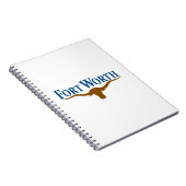 De vlag van de stad Fort Worth (Texas) Notitieboek (Rechterzijde)