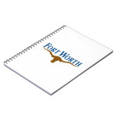 De vlag van de stad Fort Worth (Texas) Notitieboek (Linkerzijde)