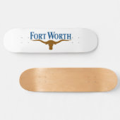 De vlag van de stad Fort Worth (Texas) Persoonlijk Skateboard (Horizontaal)