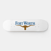 De vlag van de stad Fort Worth (Texas) Persoonlijk Skateboard (Horizontaal)