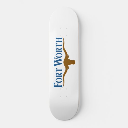 De vlag van de stad Fort Worth (Texas) Persoonlijk Skateboard (Voorkant)
