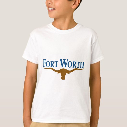 De vlag van de stad Fort Worth (Texas) T-shirt (Voorkant)