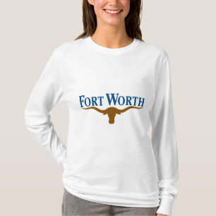 De vlag van de stad Fort Worth (Texas) T-shirt