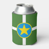 De vlag van de stad Jackson, Koelbox van Mississip Blikjeskoeler (Blikje Voorkant)