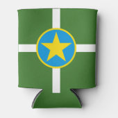 De vlag van de stad Jackson, Koelbox van Mississip Blikjeskoeler (Voorkant)