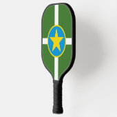 De vlag van de stad Jackson, Mississippi Pickleball Paddle (Links)