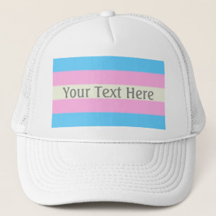 De Vlag van de Trots van de Transsexueel van Falln Trucker Pet