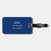 De vlag van de Unie Bagagelabel (Achterkant horizontaal)