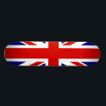 De vlag van de Unie Skateboard<br><div class="desc">The Union Jack Flag of the UK - United Kingdom, dat in Groot-Brittannië is gevestigd. De vlag van Union Jack symboliseert de eenheid tussen Engeland, Schotland en Ierland. De kleuren van de vlag van de unienhefboom zijn rood, blauw, wit. Dit ontwerp is ook beschikbaar op vele andere producten voor u...</div>