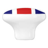 De vlag van de Unie van het Verenigd Koninkrijk Keramische Knop (Zijkant)