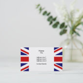 De vlag van de Unie Visitekaartje (Staand voorkant)