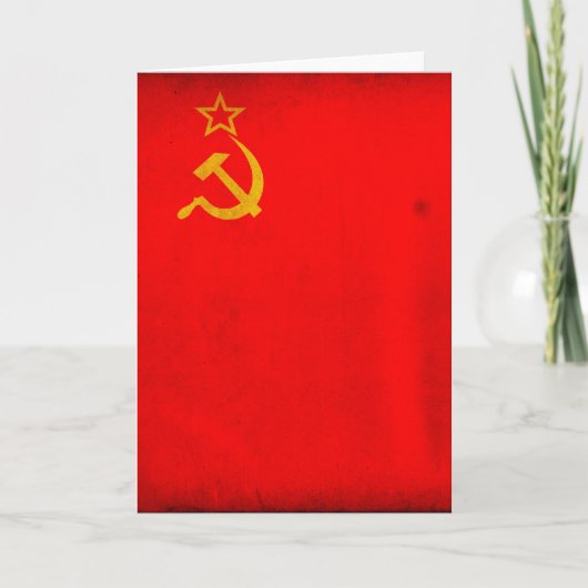 De Vlag van de USSR Kaart (Voorkant)