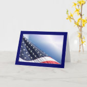 De Vlag van de V.S. - Amerikaans Patriottisch Kaart (Gele Bloem)