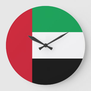De vlag van de Verenigde Arabische Emiraten Grote Klok
