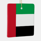 De vlag van de Verenigde Arabische Emiraten Keramisch Ornament (Rechts)