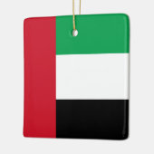 De vlag van de Verenigde Arabische Emiraten Keramisch Ornament (Links)