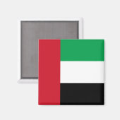 De vlag van de Verenigde Arabische Emiraten Magneet (Voorkant / Achterkant)