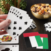 De Vlag van de Verenigde Arabische Emiraten Pokerkaarten (Insitu)