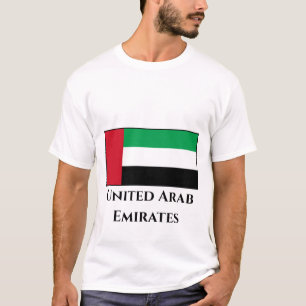 De vlag van de Verenigde Arabische Emiraten T-shirt