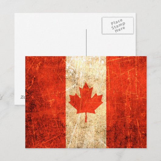 De vlag van de Verenigde Staten Briefkaart (Voorkant / Achterkant)