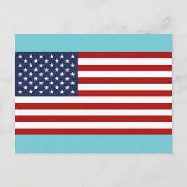 De vlag van de Verenigde Staten Briefkaart