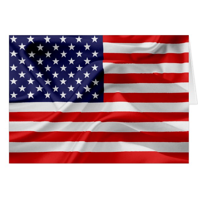 De vlag van de Verenigde Staten van Amerika (Voorkant Horizontaal)