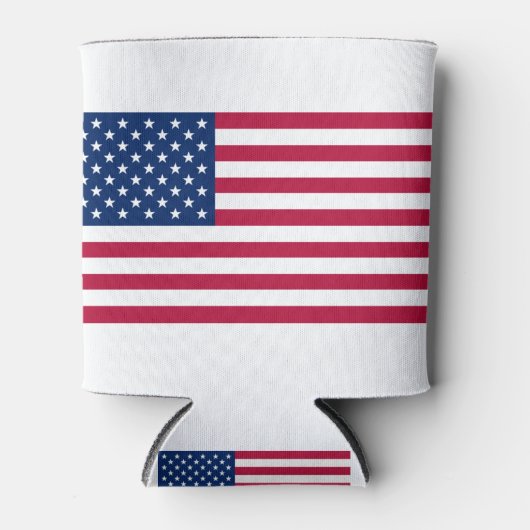 De vlag van de Verenigde Staten van Amerika Blikjeskoeler (Voorkant)
