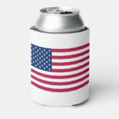 De vlag van de Verenigde Staten van Amerika Blikjeskoeler (Blikje Achterkant)