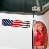 De vlag van de Verenigde Staten van Amerika Bumpersticker (Op Truck)