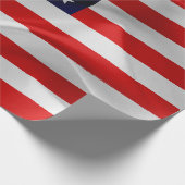 De vlag van de Verenigde Staten van Amerika Cadeaupapier (Hoek)