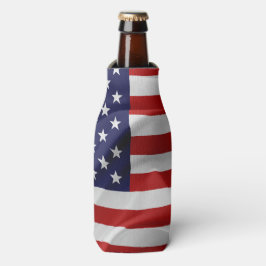 De vlag van de Verenigde Staten van Amerika Flesjeskoeler