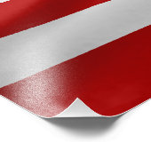 De vlag van de Verenigde Staten van Amerika Foto Afdruk (Hoek)