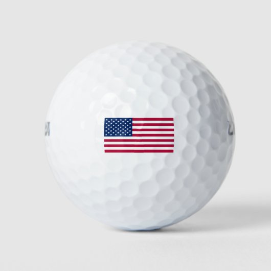 De vlag van de Verenigde Staten van Amerika Golfballen (Voorkant)
