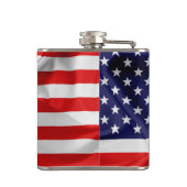 De vlag van de Verenigde Staten van Amerika Heupfles (Achterkant)