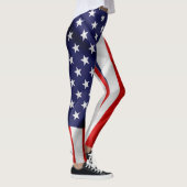 De vlag van de Verenigde Staten van Amerika Leggings (Rechts)