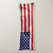 De vlag van de Verenigde Staten van Amerika Lichaamskussen (Achterkant (Verticaal))