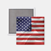De vlag van de Verenigde Staten van Amerika Magneet (Voorkant / Achterkant)