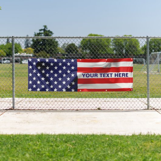 De vlag van de Verenigde Staten van Amerika. Spandoek (Insitu)