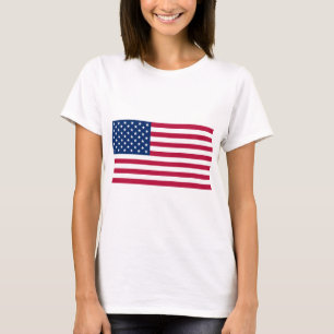 De vlag van de Verenigde Staten van Amerika T-shirt