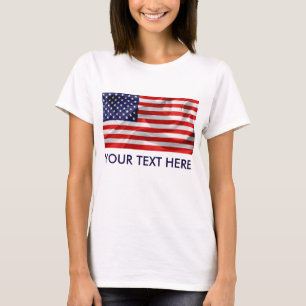 De vlag van de Verenigde Staten van Amerika T-shirt