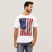 De vlag van de Verenigde Staten van Amerika T-shirt (Voorkant volledig)