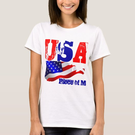 De vlag van de Verenigde Staten van Amerika T-shirt (Voorkant)