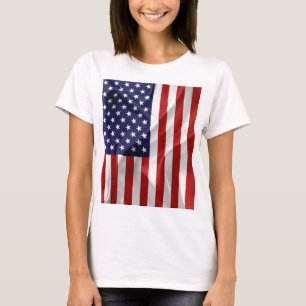De vlag van de Verenigde Staten van Amerika T-shirt
