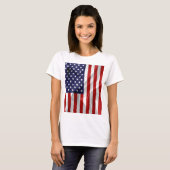 De vlag van de Verenigde Staten van Amerika T-shirt (Voorkant volledig)